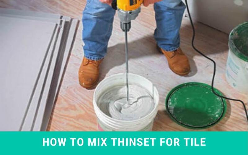 How to Mix Thinset for Tile