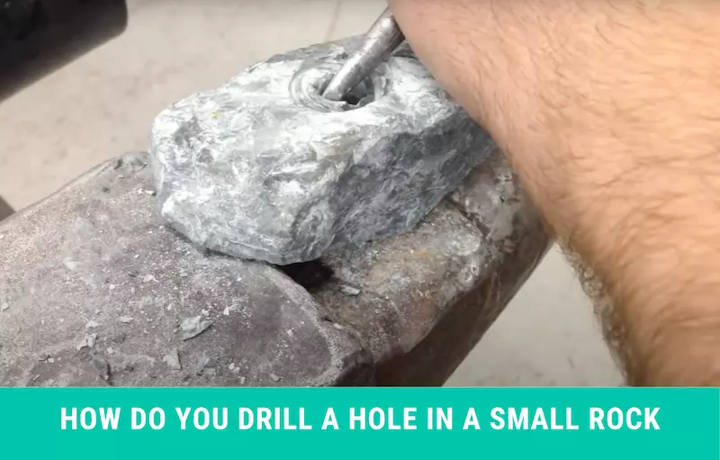 How do you Drill a Hole in a Small Rock