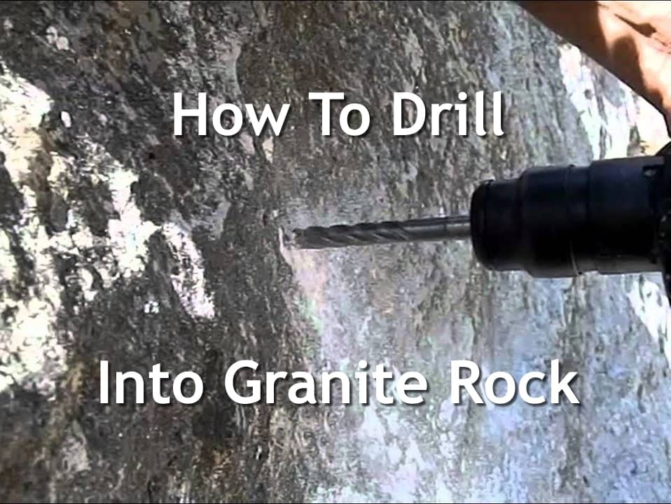 How to Drill into Granite Rock